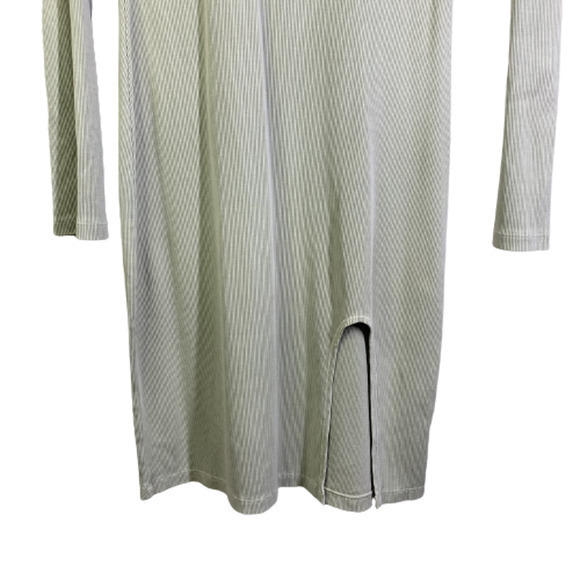 YOUNG FABULOUS & BROKE Light‎ Khaki Ribbed Bodycon Dress - Picture 4 of 9